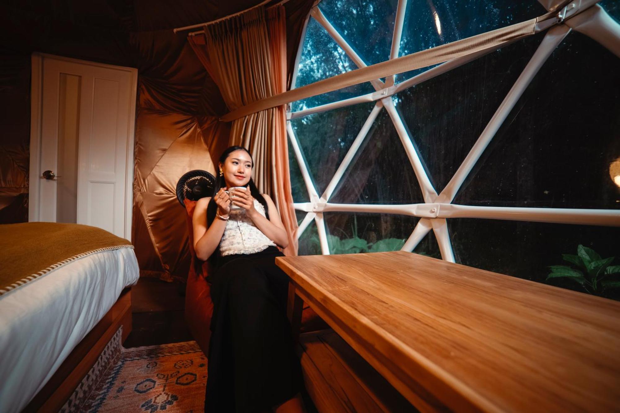 Glamping Tent In Pelaga Eco Park Luxe tent *